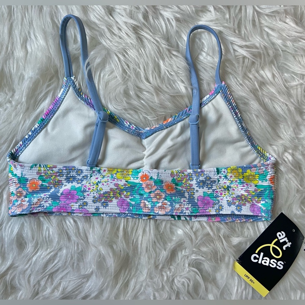 3/$15 NWT Floral Girls Bralette Top - Art Class by Target - Picture 4 of 5